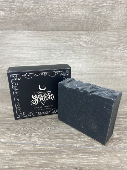 Activated Charcoal & Coconut Milk (face & body) Essential Oil Soap (V) - Chicago Soapery & Apothecary