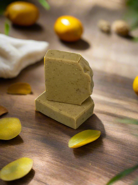 " Even Glow " Lemon & Turmeric Essential Oil Soap (V)