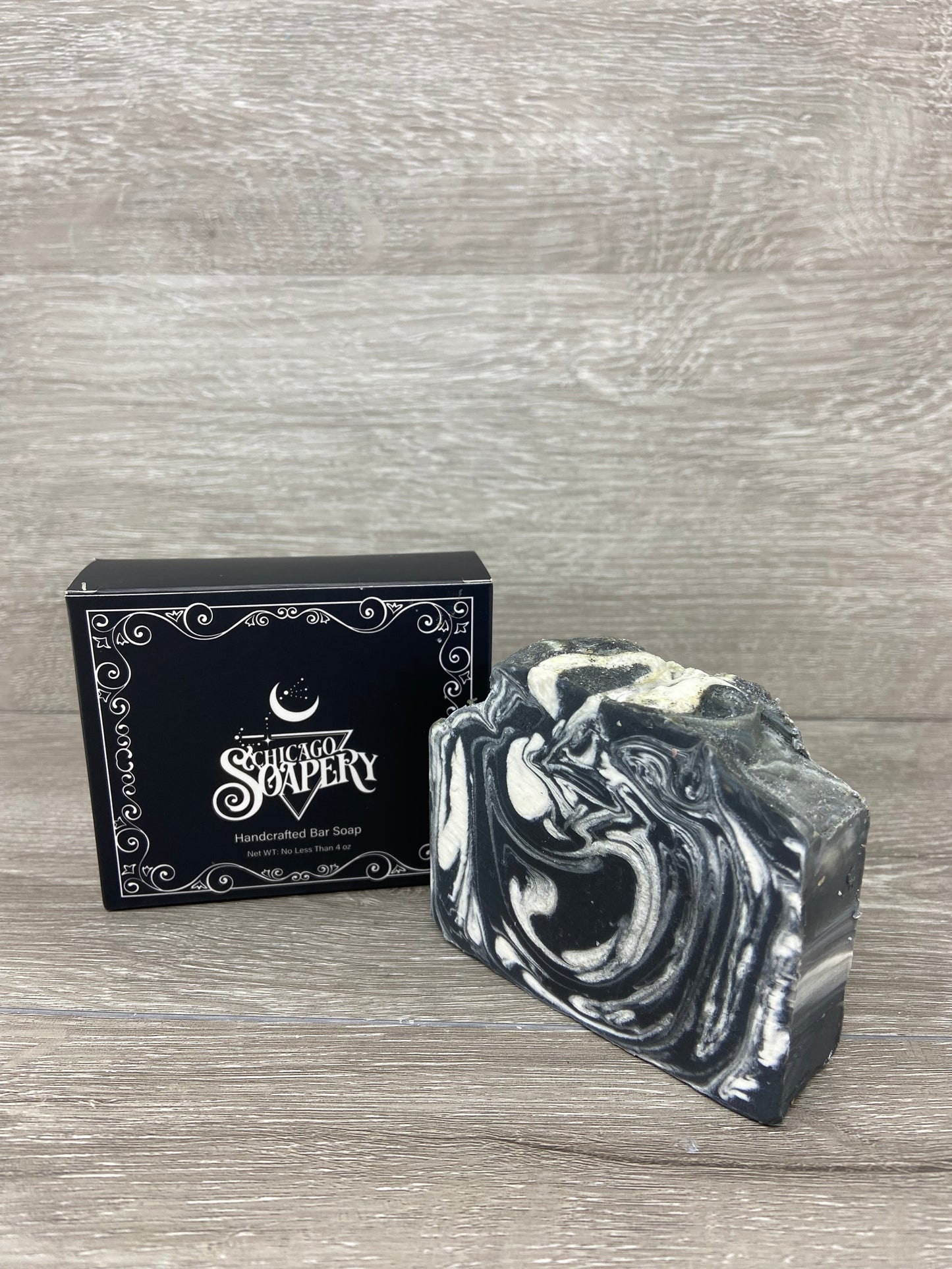 Dark Amber & Activated Charcoal Soap (V) - Chicago Soapery & Apothecary