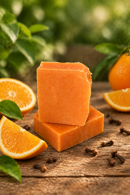 Orange & Clove Essential Oil Soap - Vegan - Available 10/12/26
